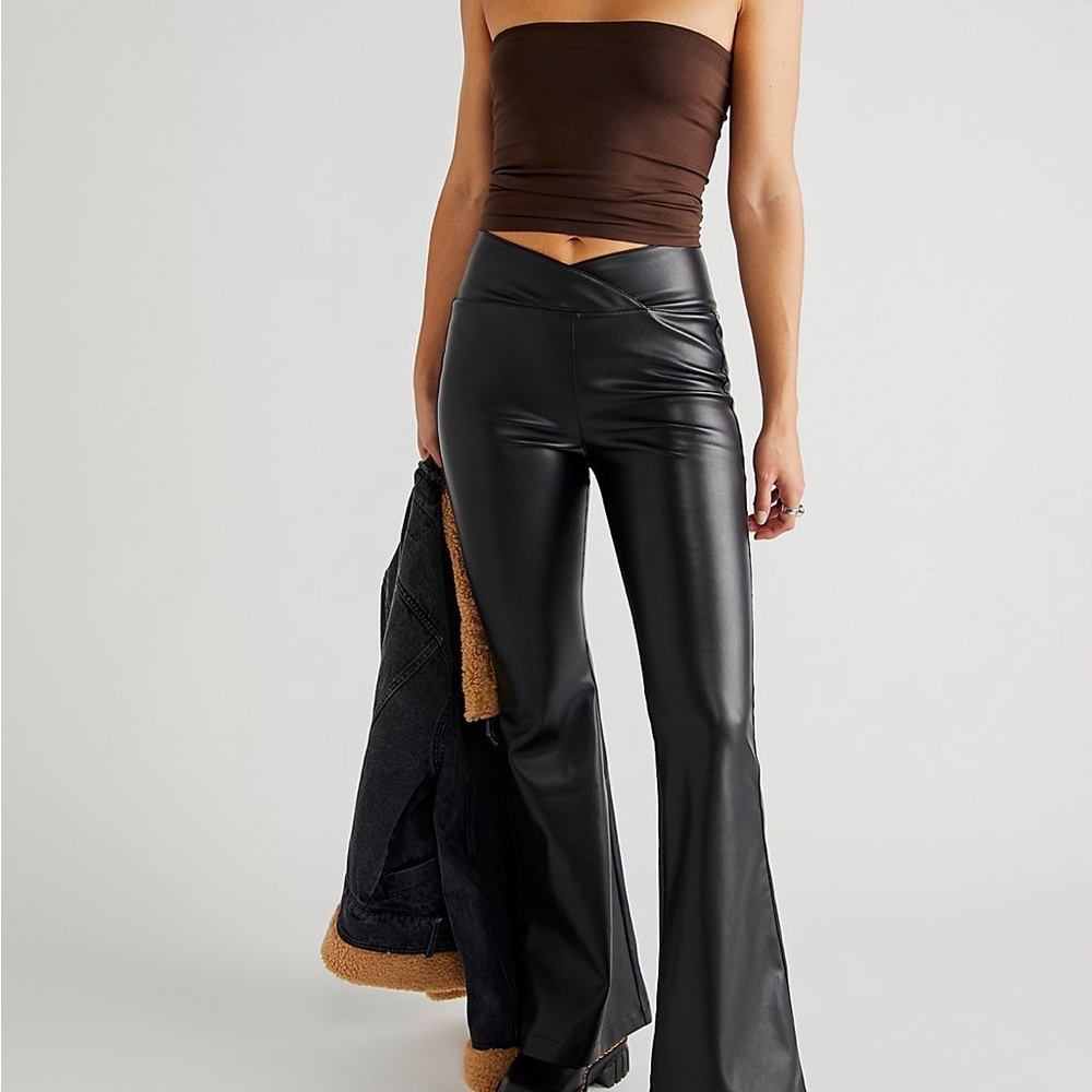 Free People Vegan Flare Pants